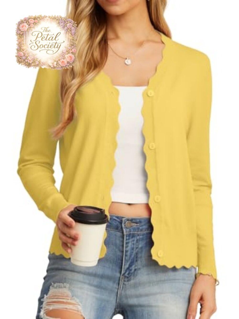 Women's Lightweight Long Sleeve Button Down V-Neck Knit Cardigan Sweater